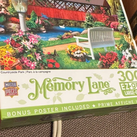 Memory Lane 300-Piece Puzzle EZ-grip Large grand countryside park master pieces - Picture 10 of 10